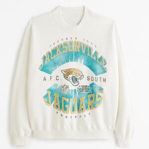 Jacksonville Jaguars Graphic nfl Crew Sweatshirt